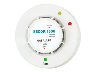 Detector de gaz metan si monoxid de carbon, alarma sonora 85 bB, 24VAC sau VDC, Primatech Secor1000/24
