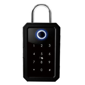 Lacat SMART Secukey D3, spatiu depozitare chei, deblocare cu amprenta, pin sau card MIFARE, cu baterii, compatibil Tuya