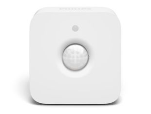 Senzor de miscare Philips Hue Motion Sensor 8719514342125, wireless, Zigbee, detectie 5m, senzor lumina, 2xAAA, IP20, compatibil Hue Bridge, alb