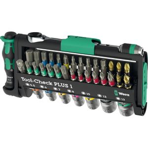 Set 39 scule universale manuale si mecanice Wera Tool-Check PLUS 1, clichet, biti si chei tubulare, 5049055001