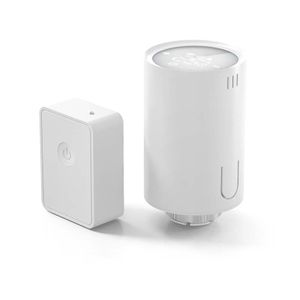 Set cap termostatic cu hub calorifer, Meross MTS150HHK compatibil cu Alexa si Google Home