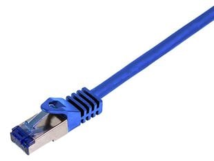 Patchcord S/FTP Cat 6A, 0.25m, albastru, SFTP6A-0.25M-B, SAFER