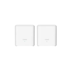 Sistem Wi-Fi Mesh pentru acasa Tenda TND-Nova EX3(2-pack), AX1500, dual-band, 1501 Mbps, 2 unitati, 300 mp
