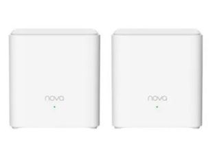 Sistem Wi-Fi Mesh pentru acasa Tenda TND-Nova EX3(2-pack), AX1500, dual-band, 1501 Mbps, 2 unitati, 300 mp