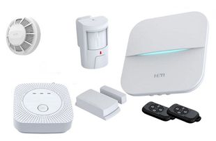Sistem de alarma wireless Heyi, Wi-Fi, 4 zone, Android/iOS, PSTN, TCP/IP HY-W21-FG