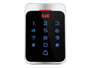 Control acces standalone, card si PIN, RFID EM 125kHz, Wiegand 26bt, IP68, rezistenta anti-vandal, aliaj de zinc, argintiu, SIB SK-T50EM