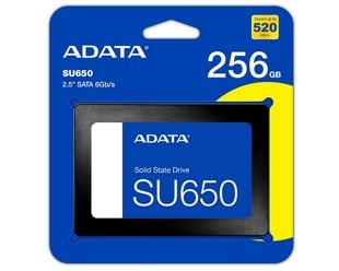 Solid State Disk (SSD) - 256 GB ADATA 2.5 inch, SATA III, citire 520 Mbps, scriere 450 Mbps, ASU650SS-256GT-R