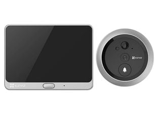 Sonerie tip vizor EZVIZ CS-CP4 (2WPFBS.2MP), 1080p, ecran tactil 4.3 inch, Wi-Fi, unghi 166 grade, PIR, audio bidirectional, IR 5m, detectie umana