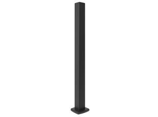 Stalp aluminiu pentru gard Virtuoso 50-919, 90x90x1900mm, aliaj 6063, flansa sudata, capac inclus