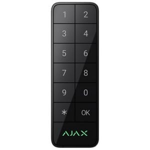 Tastatura exterior AJAX SuperiorKeypadOutdoor, fibra, suporta carduri Mifare DESFire, tag-uri RFID, Bluetooth, IP66, IK08