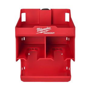 Suport depozitare masina de gaurit si chei de impact Milwaukee Packout Drill Storage Station, montare click lock, stocheaza 2 scule, 4932480712