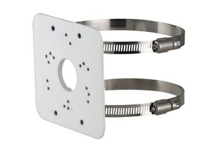 Suport montaj pe stalp pentru camere de supraveghere, aliaj de aluminiu, 125.6 x 114 x 20 mm, Safer SAF-PFA152-E