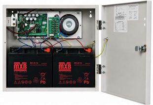 Sursa de alimentare sisteme detectie incendiu Bosch FPP-3000, EN54-4, 5A, 2 baterii 40Ah, IP44