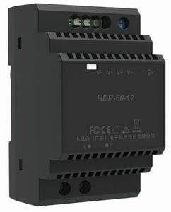 Sursa de alimentare 12V 4.5A, montare pe sina DIN, Safer SAF-HDR-60-12