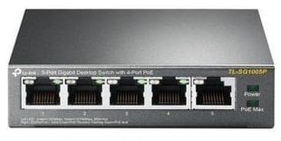 Switch POE 4 porturi Gigabit 57W TP-LINK, TL-SG1005P