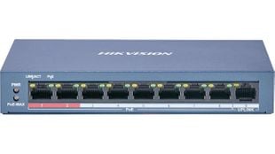 Switch PoE 8 canale Hikvision DS-3E0109P-E/M(B), 30W Max per port, DS-3E0109P-E/M(B)