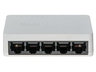 Switch retea HiLook NS-0505D, 5 porturi Gigabit, fara management, instalare usoara, MAC auto-invatare, capacitate 10 Gbps