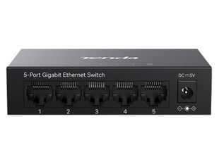 Switch retea Tenda TND-TEG1005M, 5 porturi RJ45 1Gbps, fara management, carcasa metalica, 10Gbps, montare perete/birou
