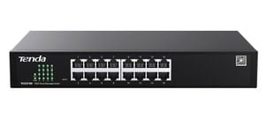 Switch retea Tenda TND-TEG2216D, 16 porturi Gigabit, management cloud si local, protectie 6KV, VLAN, QoS, montare rack