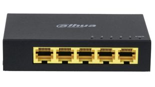 Switch 4 + 1 Porturi cu viteza Gigabit 1000Mbps, fara management, Dahua DH-PFS3005-5GT 