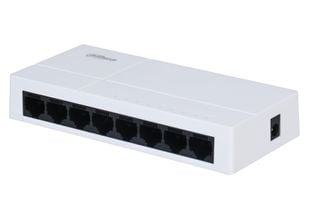Switch Dahua Eco Series cu 8 porturi Gigabit 10/100/1000 Mbps, fara management, PFS3008-8GT-L-V2