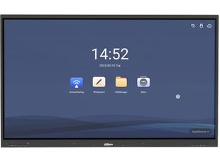 Tabla interactiva Whiteboard Dahua DHI-LPH65-ST420-L, 4K Ultra HD, diagonala 65 inch, 4 core CPU, 128Gb, Wi-Fi, Bluetooth, USB Type C