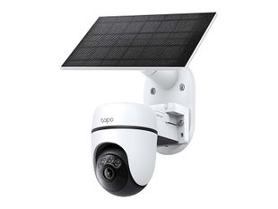 Camera supraveghere cu panou solar Tapo C610 KIT, 2K 3MP, Wi-Fi, rotire si inclinare din aplicatie, detectie persoane cu AI, audio bidirectional, alarma, baterie, IP65