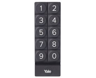 Tastatura inteligenta ASSA ABLOY 05/301000/BL, Bluetooth, control aplicatie, 256 utilizatori, 2 baterii AAA