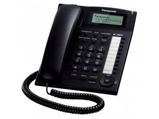 Telefon analogic Panasonic KX-TS880FXB, Negru, Caller ID si Speaker