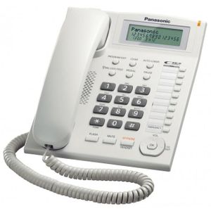 Telefon analogic Panasonic KX-TS880FXW, ALB, Caller ID si Speaker