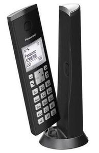 Telefon DECT Panasonic KX-TGK210FXB, Caller ID, NEGRU Fashion
