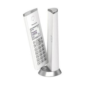 Telefon DECT Panasonic KX-TGK210FXW, Caller ID, max 50 contacte, display LCD 1.5”, alarma, alb