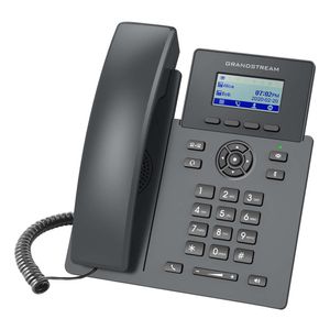 Telefon VoIP cu ecran color LCD, 2 Linii, 2 SIP, PoE, Grandstream GRP2601P