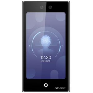 Terminal de control acces Hikvision DS-K1T673DWX, recunoastere faciala, ecran LCD 7 inch, 2MP, Microfon, Wi-Fi