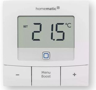 Termostat pentru incalzire in pardoseala Homematic HmIP-WTH-B-2, 6 profiluri incalzire, raza actiune 250m, afisaj LED, aplicatie mobila