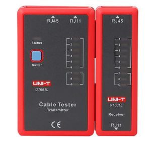 Tester cabluri Uni-T MIE0346, LED, detectie scurtcircuit, alimentare baterie 9V
