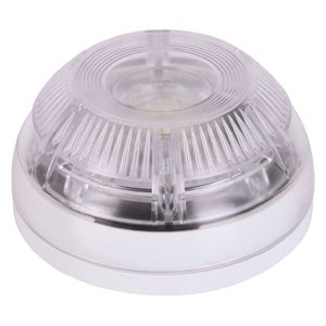 Lampa de avertizare adresabila cu lumina alba, izolator incorporat, 15-32VDC, material antiinflamabil UL94, TEKNIM TFS-1183W  