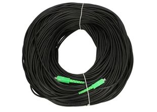 Fibra optica FTTH Extralink TS-SC/APC-SM-140M, conectori SC, lungime 140m, negru