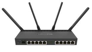 Router wireless dualband Gigabit 10 porturi + 1 SFP MikroTik RB4011IGS+5HACQ2HND-IN