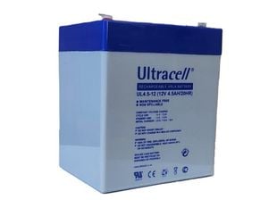 Acumulator 12V, tip terminal F2, Ultracell UL4.5-12 F2
