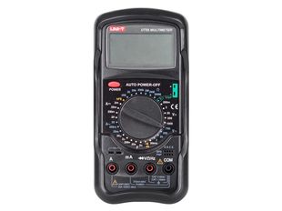 Multimetru universal profesional, UNIT-T UT55, afisaj LCD, categorie suprasarcina I, snur pentru prindere