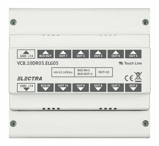 Doza derivatie video 10 Familii, conexiune RJ45, Electra, VCB.10DR03.ELG05