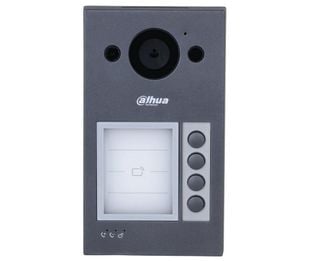 Videointerfon wireless IP, Wi-Fi Dahua VTO3311Q-WP, pana la 4 familii, camera 2MP, PoE, slot microSD, IP65, IK08