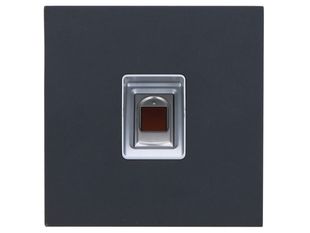 Modul acces cu amprenta, pentru videointerfon, Dahua VTO4202FB-MF, 5VDC, IK07, IP65, aluminium negru
