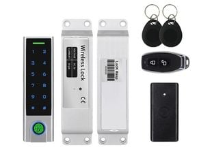 Kit wireless control acces cu PIN, card 125KHz EM si amprenta, IP65, SECUKEY  WS2(Waterproof)