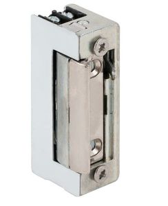 Yala electromagnetica reversibila DORCAS DORCAS-54AaDF, ajustabila, 8-12 Vcc, incastrabila, memorie mecanica, buton deblocare