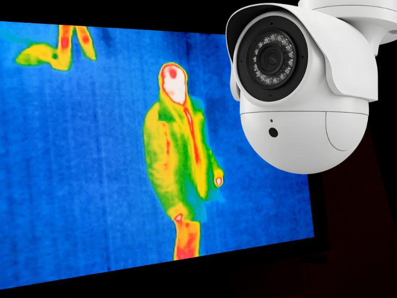 Camera PTZ si spectru infrarosu