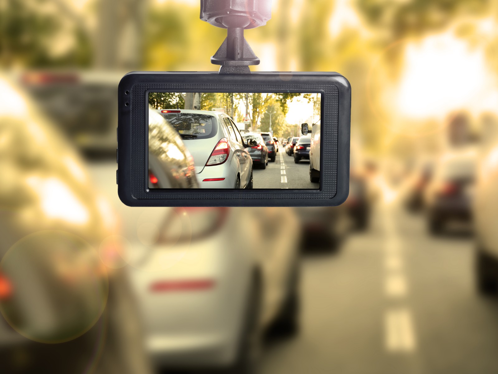 Camera auto in trafic