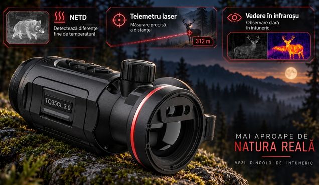 Camera cu termoviziune HIKMICRO pentru detectarea animalelor in intuneric