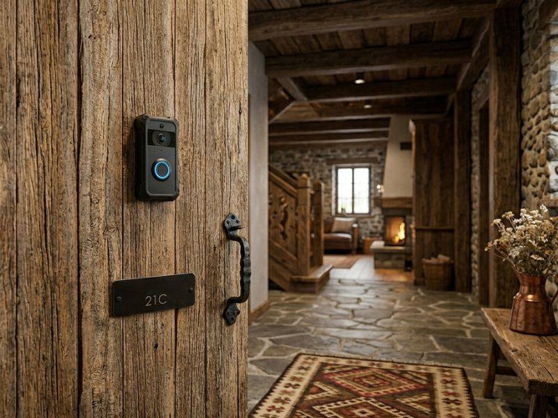 Camera pentru vizor de usa cu display interior